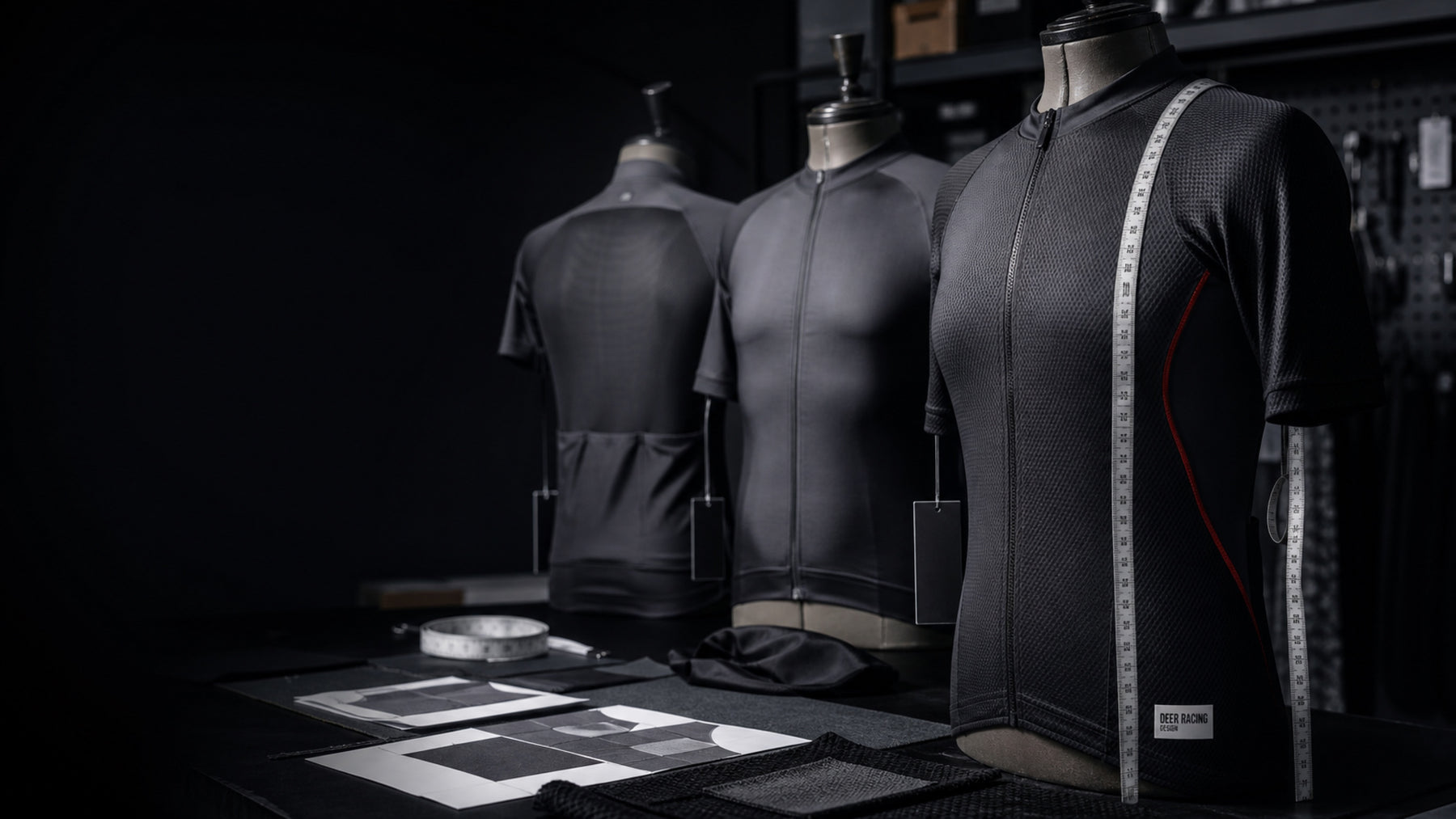 Illustrative fit and size planning review for a cycling apparel range